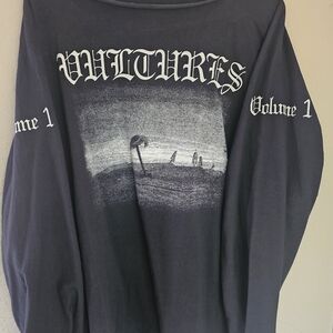 Black Graphic Long Sleeve Shirt